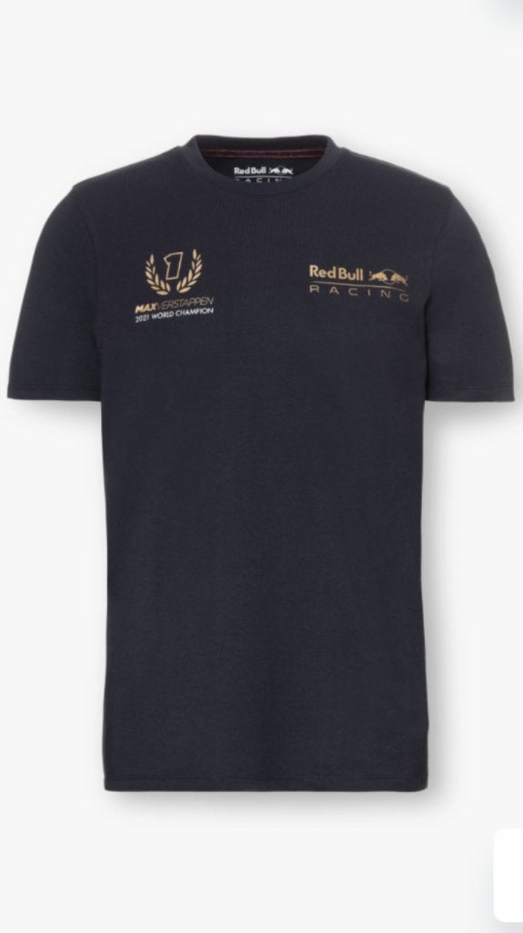 ✅ Max Verstappen MAAT L World Champion T-shirt 2021 RB16B, Ophalen of Verzenden, Nieuw, Formule 1