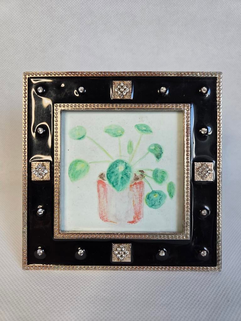 Vintage metal photo frame, Ophalen of Verzenden