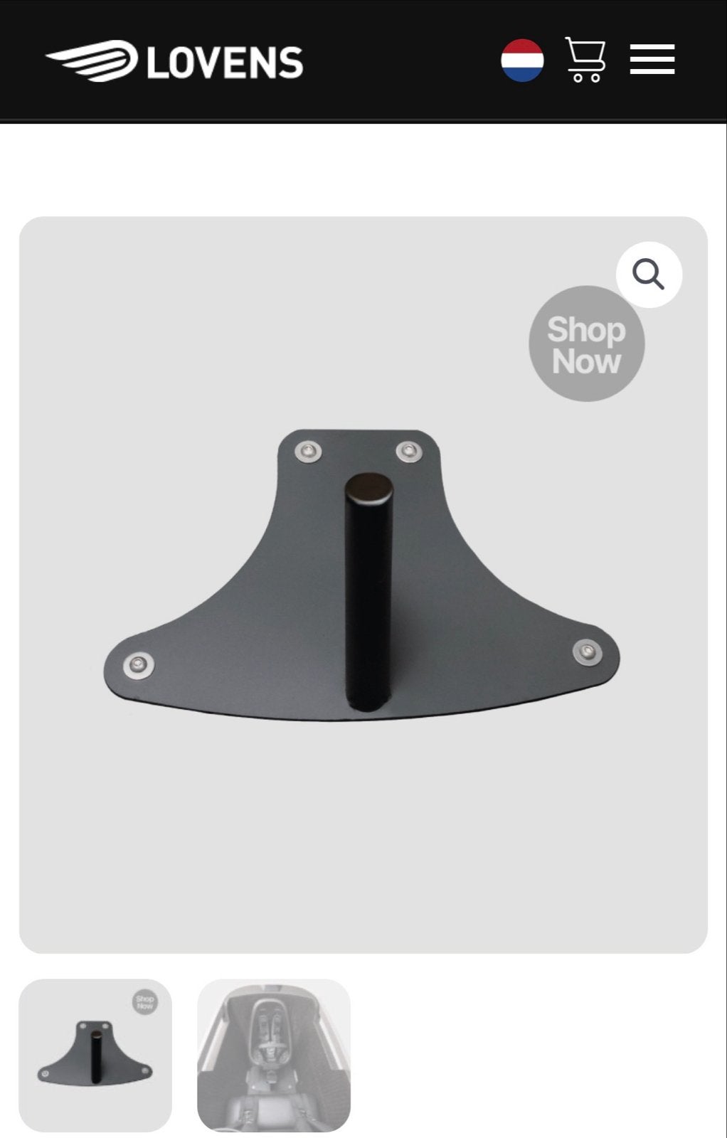 Lovens fietsstoel adapter, Achterzitje, Voetsteuntjes, 9 t/m 18 kg, Ophalen of Verzenden