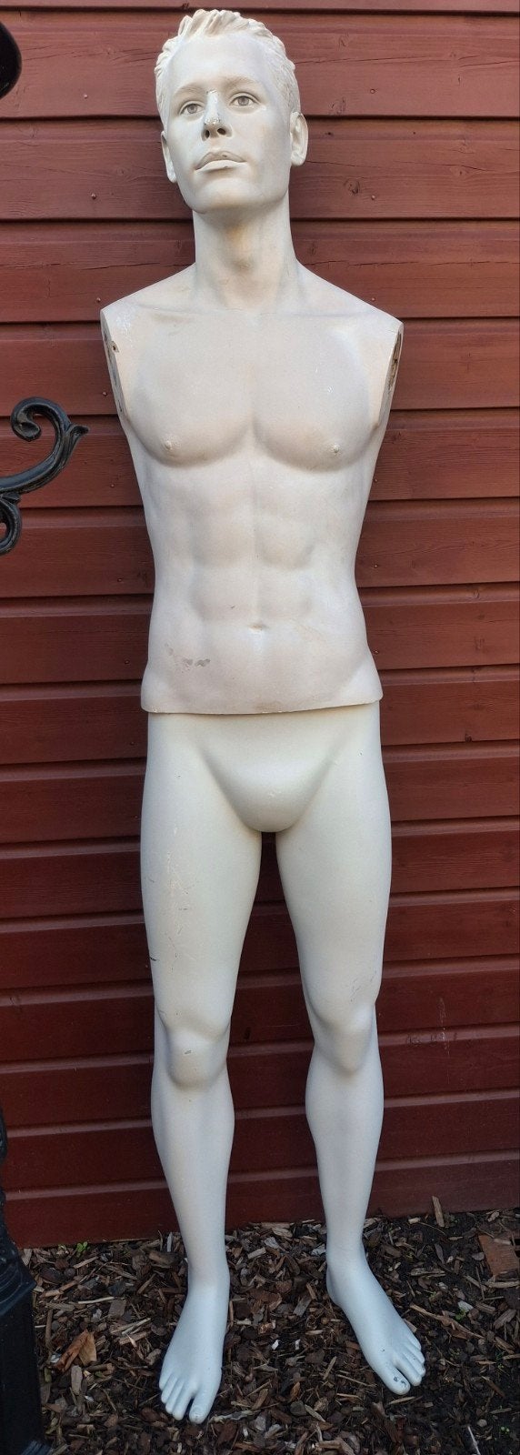 Mannelijke paspop - torso en benen, Ophalen