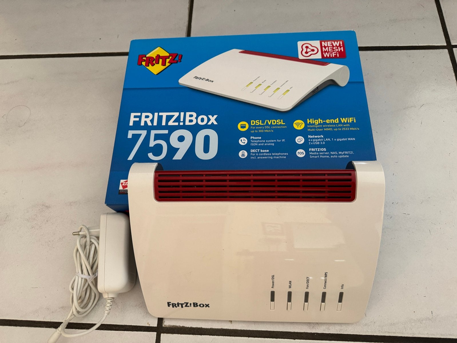 FRITZ!Box 7590, Computers en Software, Ophalen of Verzenden, Zo goed als nieuw, Router