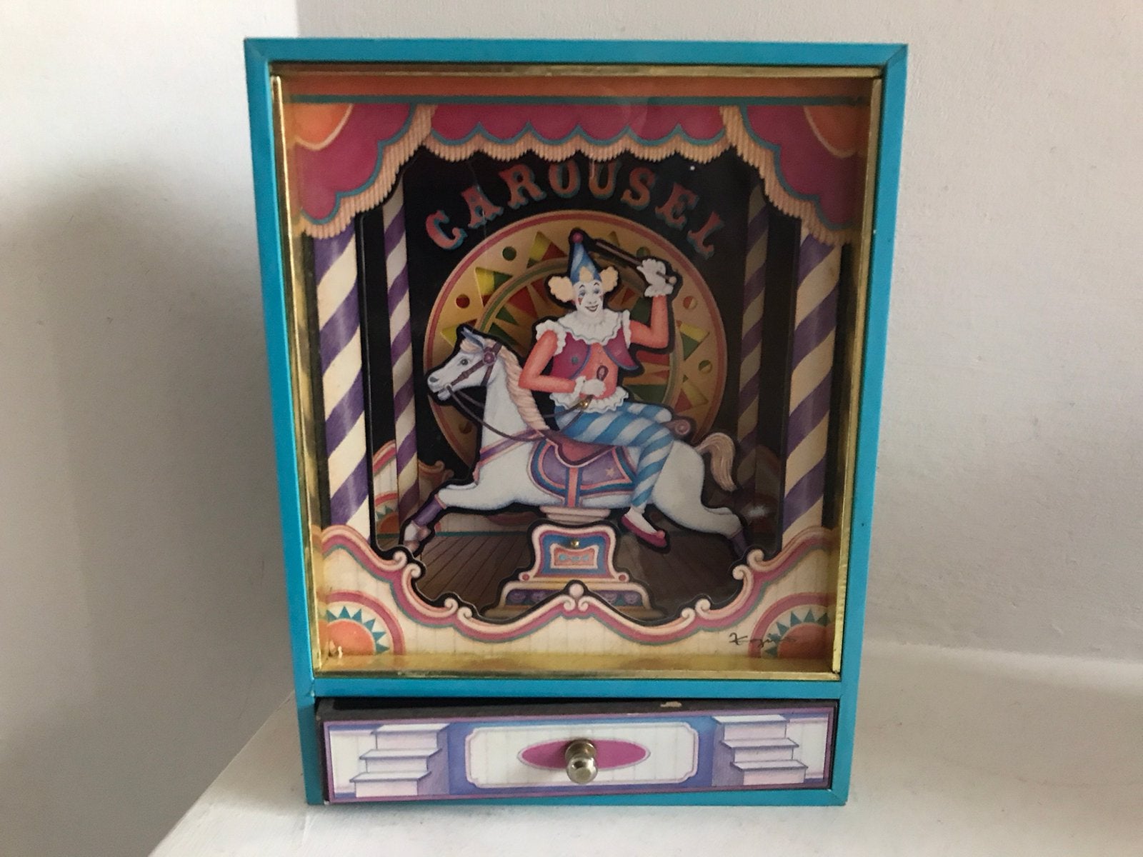 Speeldoosje clown Carousel waltz koji murai 44-317 / 1993., Ophalen of Verzenden