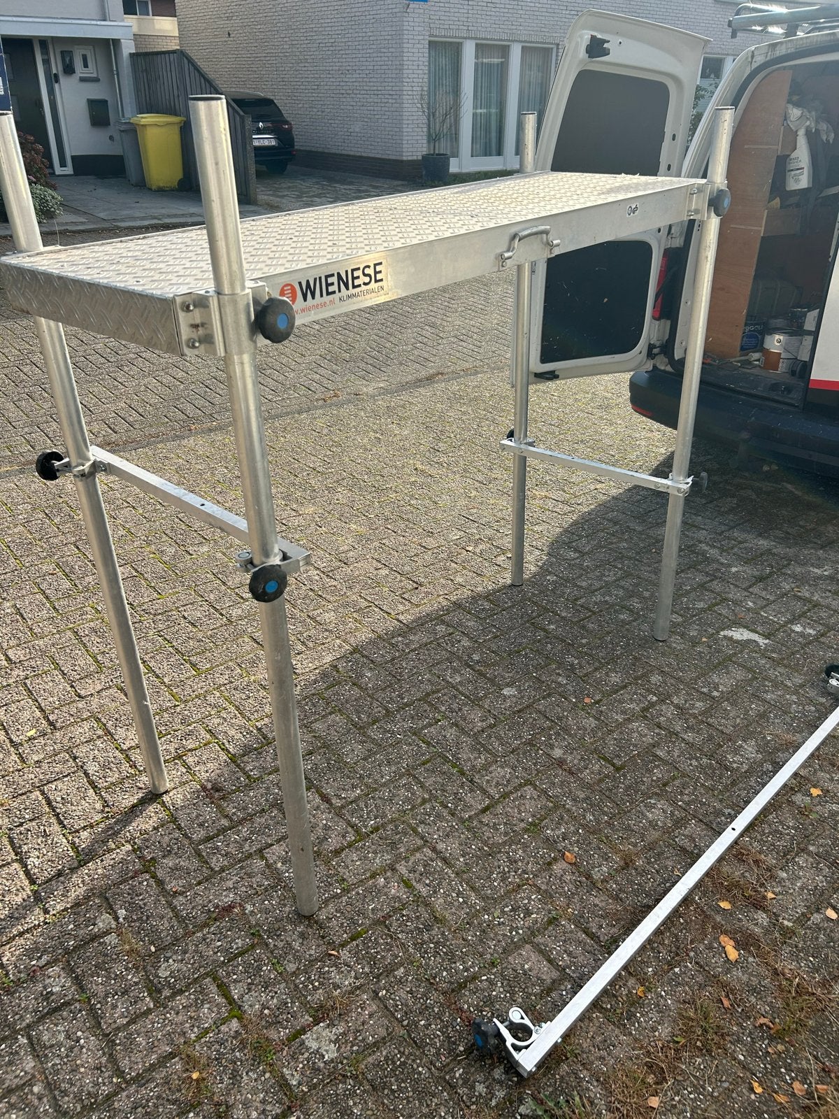 Wienesse trapgatsteiger - Handige en veilige werkplek, Doe-het-zelf en Verbouw, Ophalen, Zo goed als nieuw, Overige typen, 2 tot 5 meter