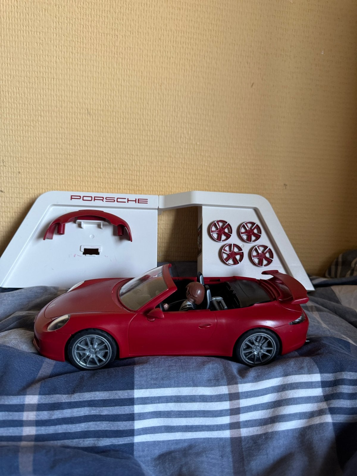 Playmobil Porsche met verwisselbaar dak en accessoires, Ophalen of Verzenden, Zo goed als nieuw