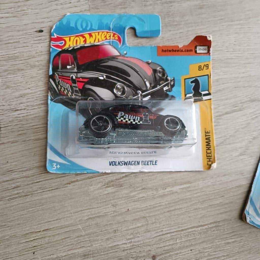 hotwheels hot wheels vw kever beetle pawn checkmate zwart, Ophalen of Verzenden, Nieuw, Auto