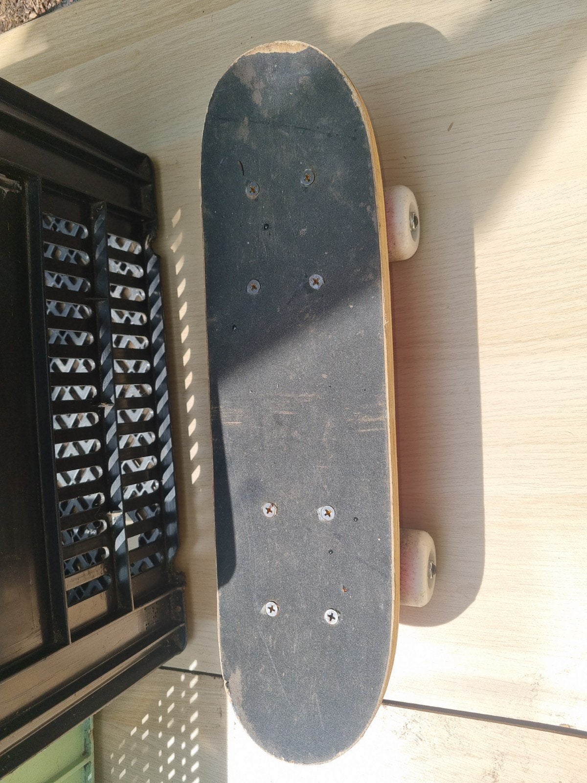 Mini skateboard, Ophalen of Verzenden, Zo goed als nieuw, Skateboard