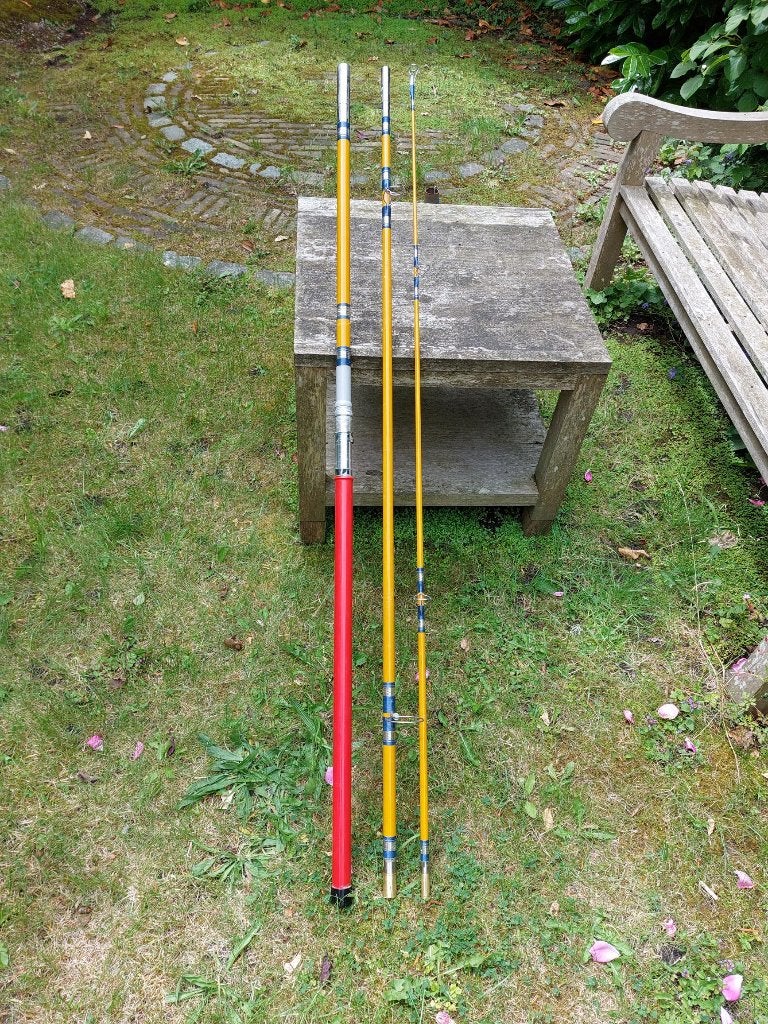 strandhengel 4,5 m, Watersport en Boten, Hengelsport | Zeevissen, Ophalen, Gebruikt, Werphengel