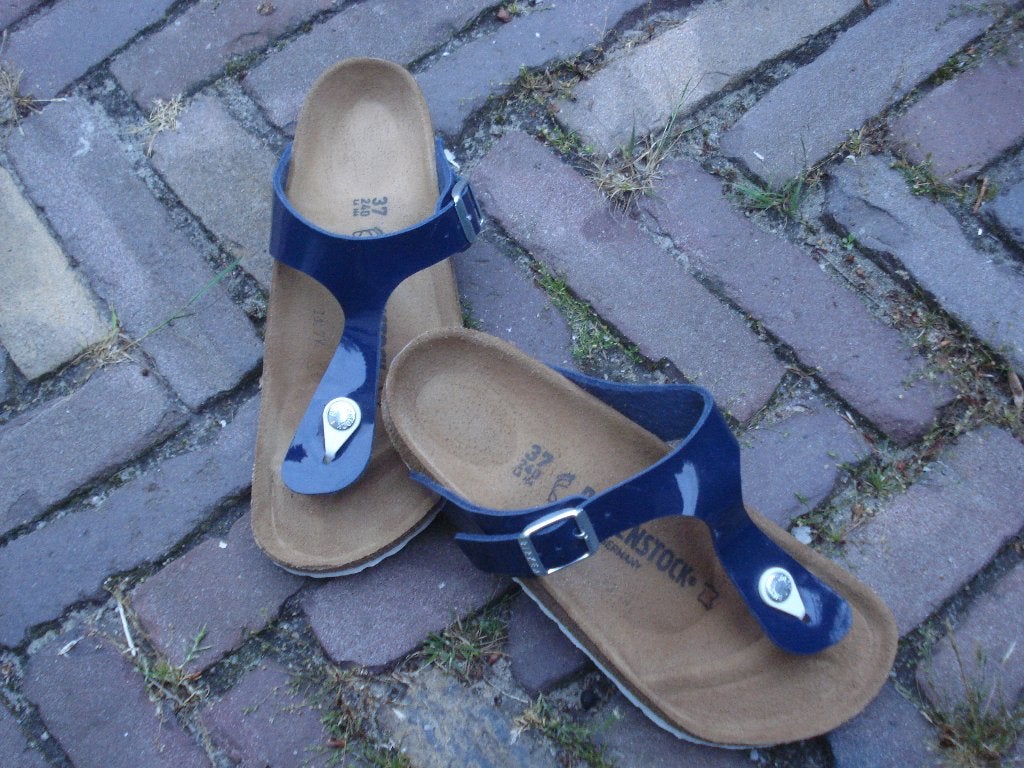 BIRKENSTOCK GIZEH BLAUW 37 NIEUW GRATIS VERZENDING PER POST, Slippers, Nieuw, Birkenstock, Verzenden