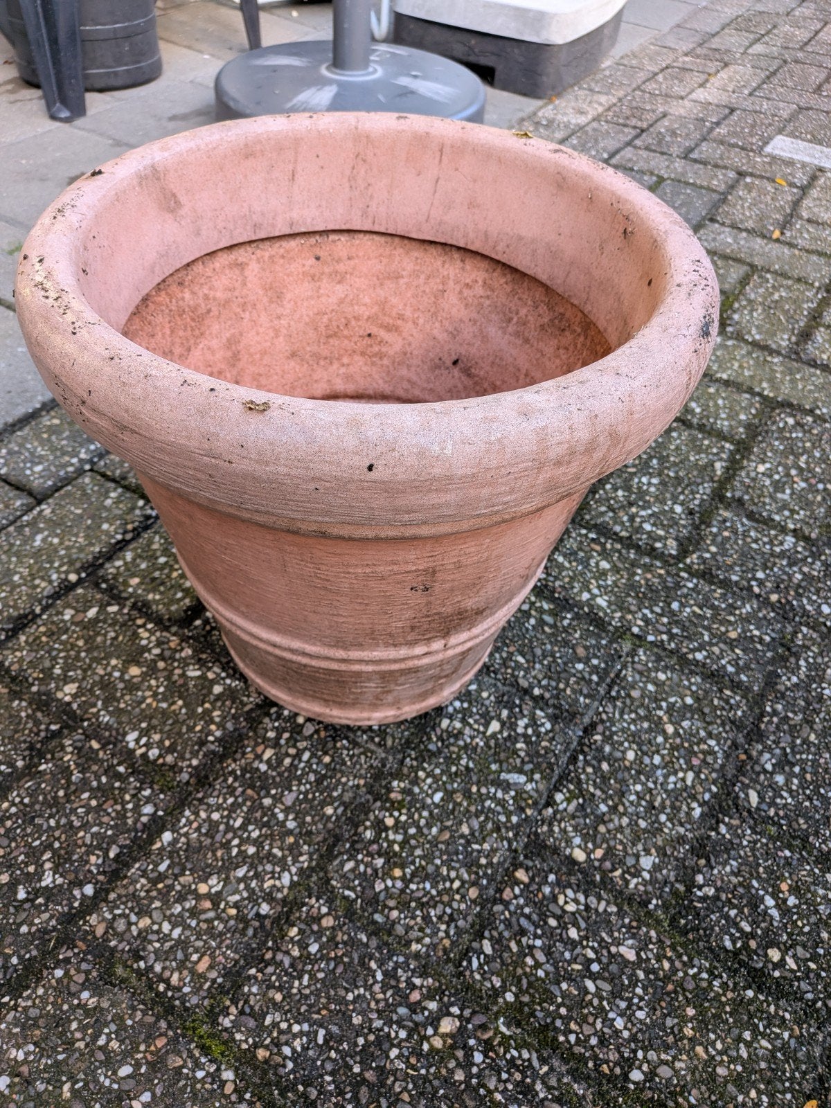 Gratis Pot, Tuin en Terras, Ophalen, Gebruikt, Kunststof, 30 tot 60 cm