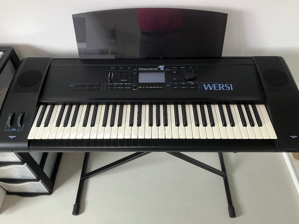 Wersi Pegasus keyboard, Muziek en Instrumenten, Met standaard, Ophalen, Overige merken, 61 toetsen