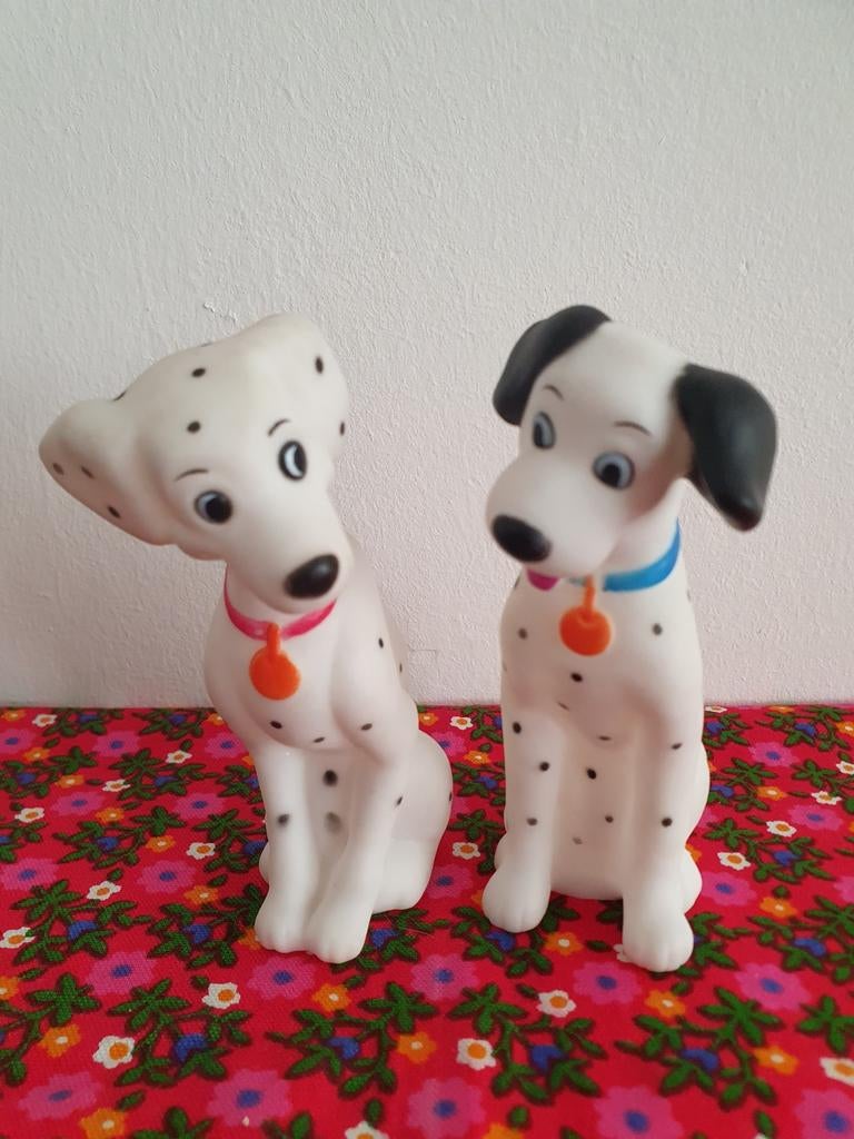 Piepbeestjes piepspeeltjes 101 Dalmatiërs vintage, Ophalen of Verzenden, Gebruikt