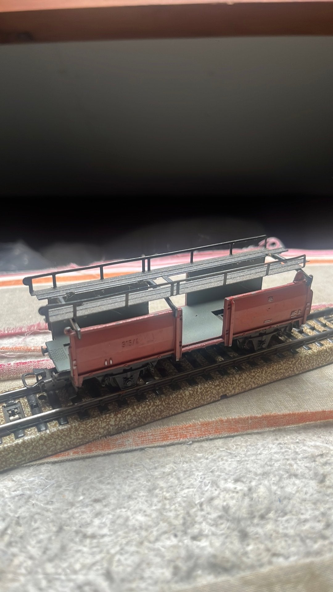 Te koop autotransporter van marklin 4612, Hobby en Vrije tijd, Wisselstroom, Gebruikt, Wagon, Ophalen of Verzenden