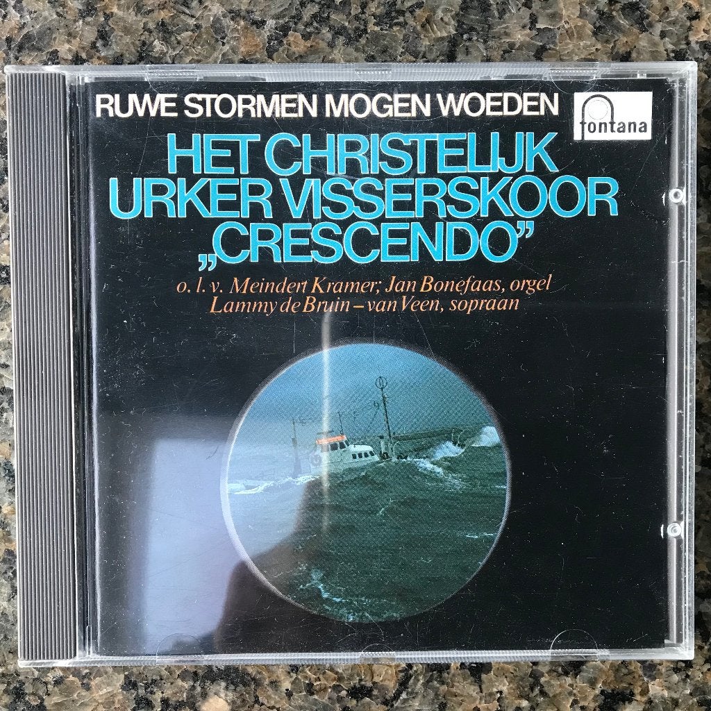 Het Christelijk Urker Visserskoor Crescendo - Ruwe Stormen, Inclusief boekje, Gebruikt, Orgel, Koren of Klassiek