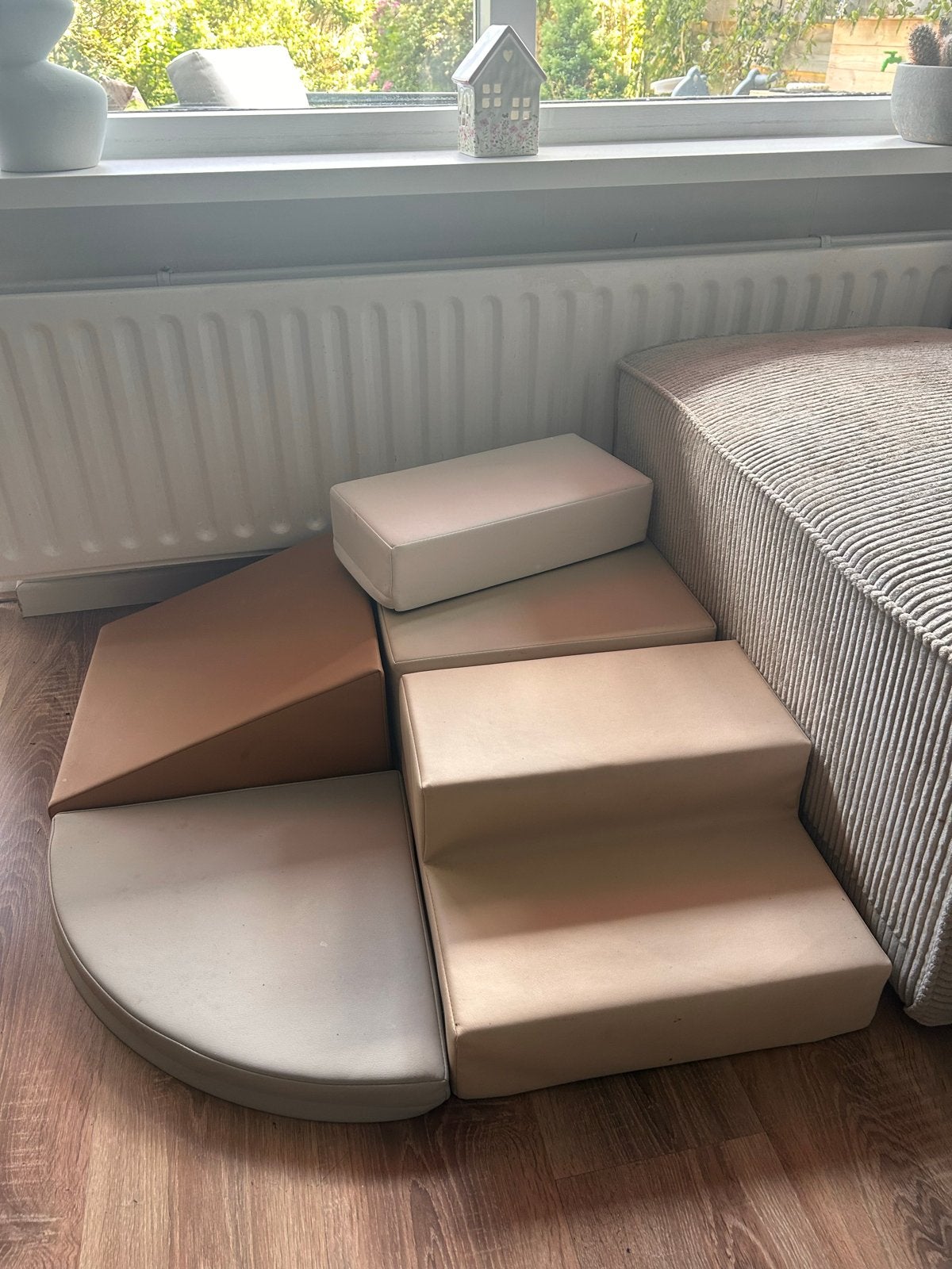 HENVAE Baby Foam Speelset - 5-delige Klim- en Glijbaan Set, Kinderen en Baby's, Ophalen, Zo goed als nieuw, Overige typen