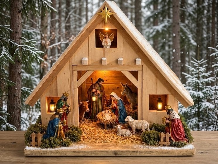 Kerststal, Diversen, Ophalen, Gebruikt