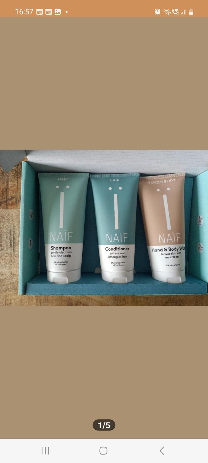 Cadeauset Naïf baby, Ophalen of Verzenden, Nieuw, Gehele gezicht