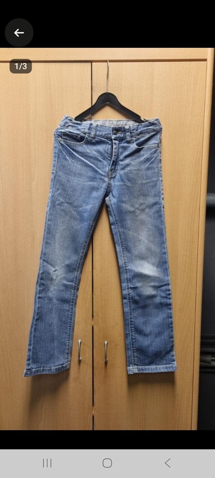 Scapa Sports spijkerbroek maat 128, Broek, Gebruikt, Jongen of Meisje, Ophalen of Verzenden