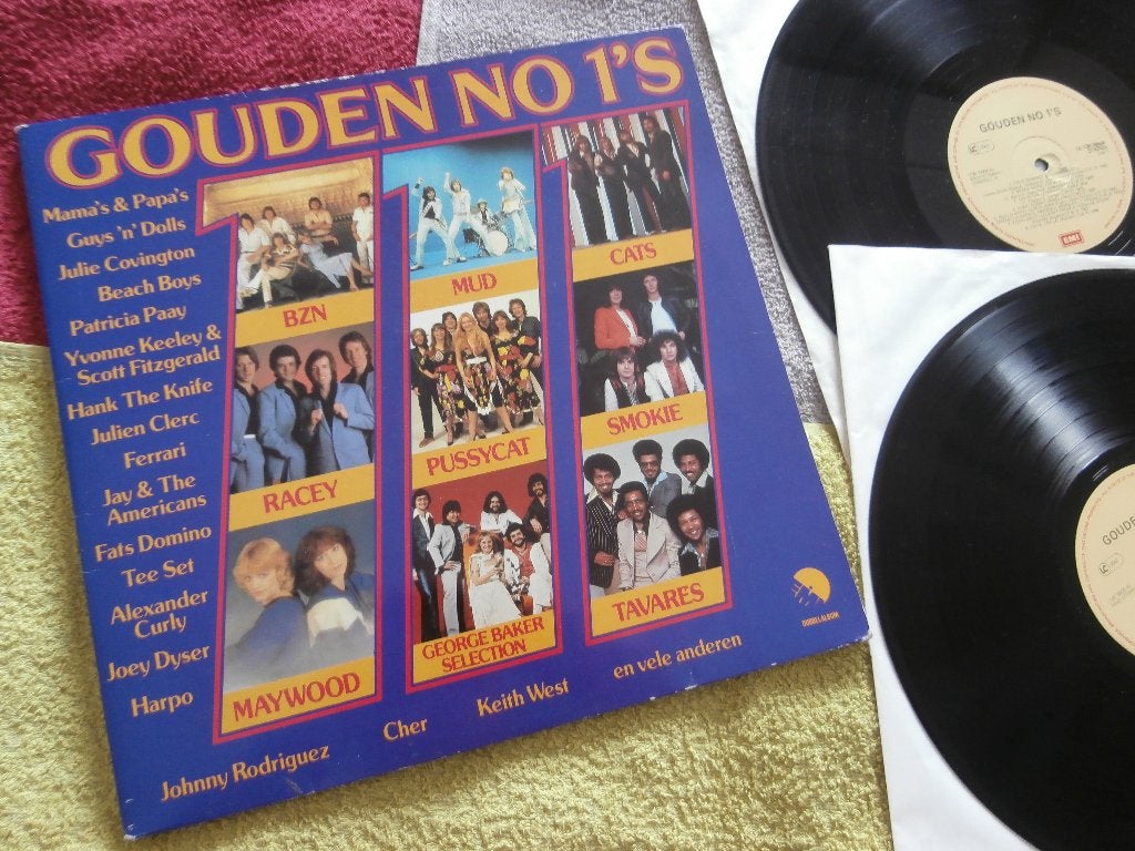 2-LP - Gouden No. 1's - Various Artists., Ophalen of Verzenden, Zo goed als nieuw, Pop, Dubbel-LP