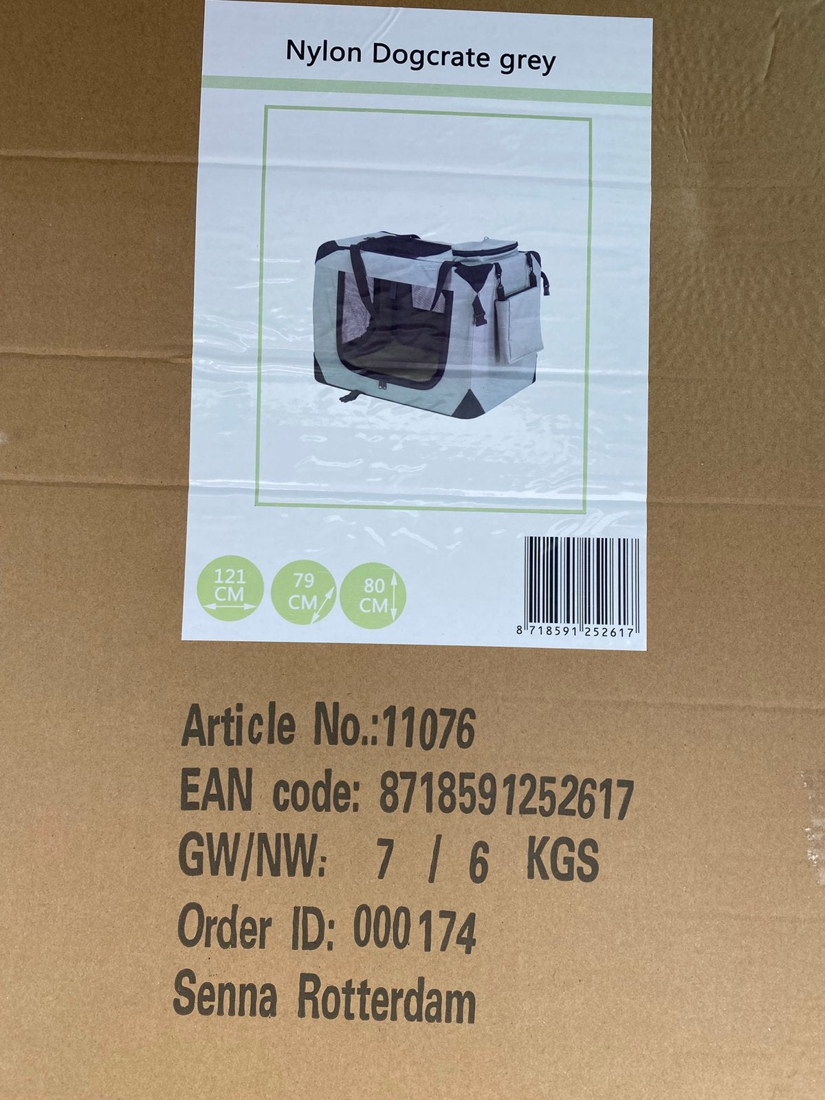 Lichtgewicht opvouwbare nylon bench - nieuw in doos, Dieren en Toebehoren, Ophalen of Verzenden, Nieuw