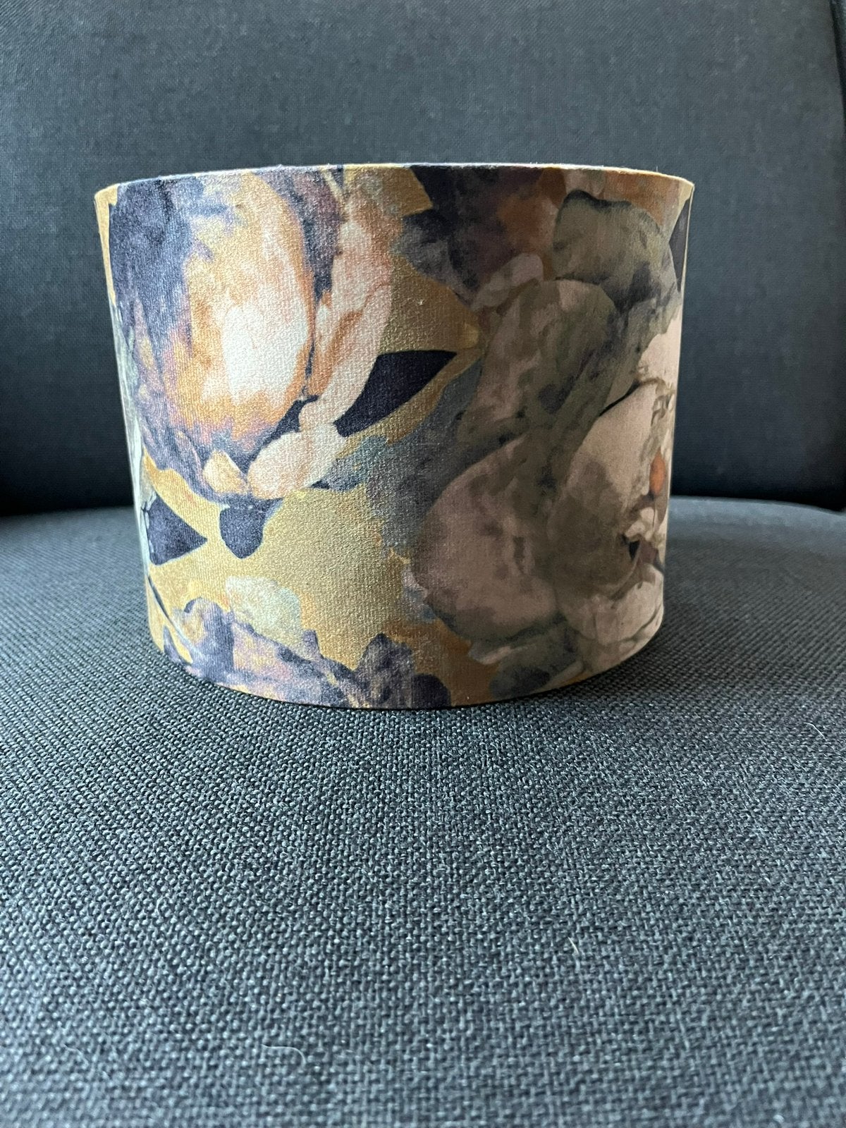 Lampenkap Velours Barok 20x15, Ophalen of Verzenden, Zo goed als nieuw, Rond, Minder dan 25 cm
