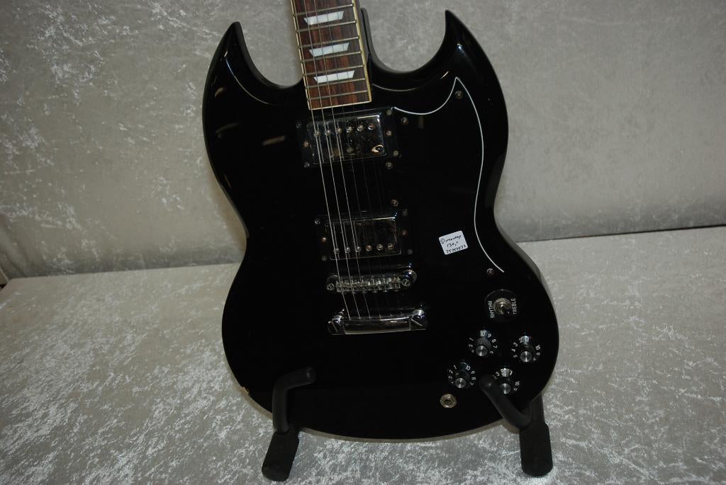 Dimavery SG model DP529 elektrische gitaar met rondom schade, Gebruikt, ., Ophalen of Verzenden, Dimavery