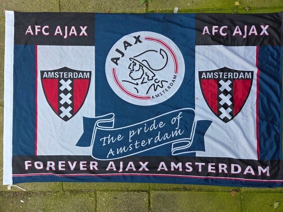 vlag afc ajax, Ophalen of Verzenden, Zo goed als nieuw