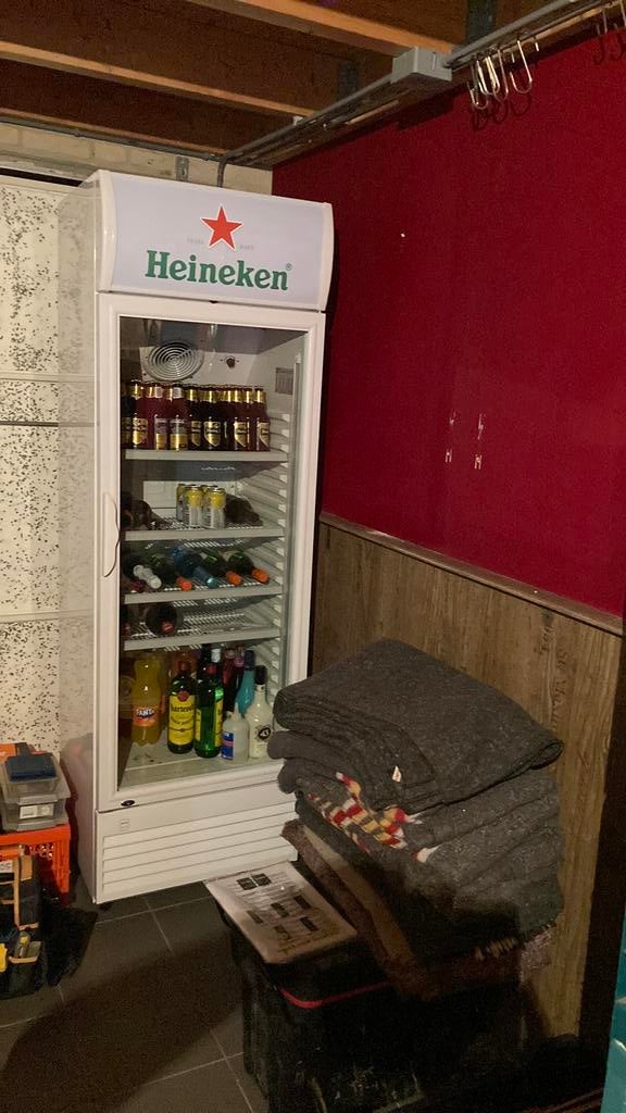 Heineken koelkast, Witgoed en Apparatuur, Koelkasten en IJskasten, Ophalen, Zonder vriesvak, 200 liter of meer, 160 cm of meer