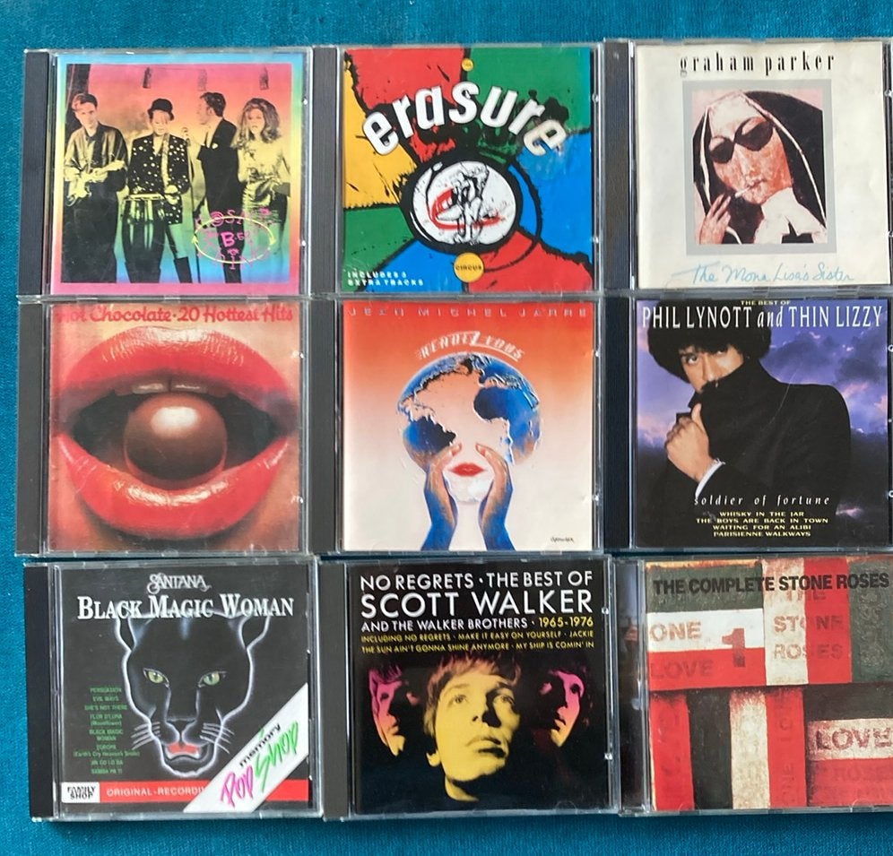Negen 70's and 80's Rock CD's, Ophalen of Verzenden, Gebruikt, Poprock, Album