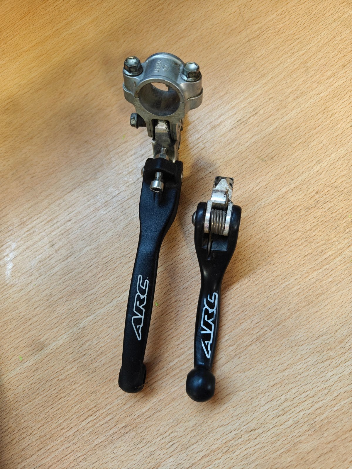 ARC Onbreekbare Koppeling + Rem Hendels Zwart Yamaha YZF250, Motoren, Ophalen of Verzenden, Gebruikt