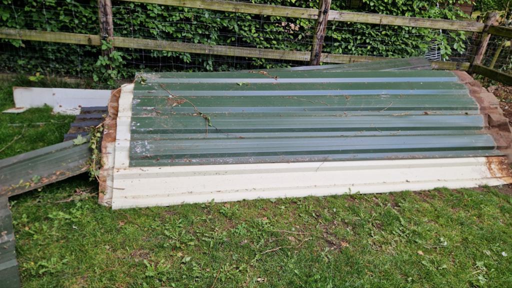 Gebruikte golfplaten voor dak of schuur., Ophalen, Gebruikt, 15 m² of meer, Golfplaat