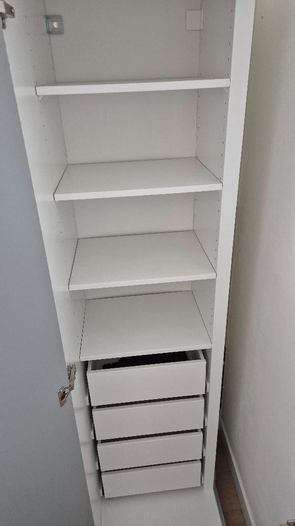 Ikea pax hoekkast - ex basis element 201 cm hoog, Ophalen, Gebruikt, Met deur(en), 200 cm of meer