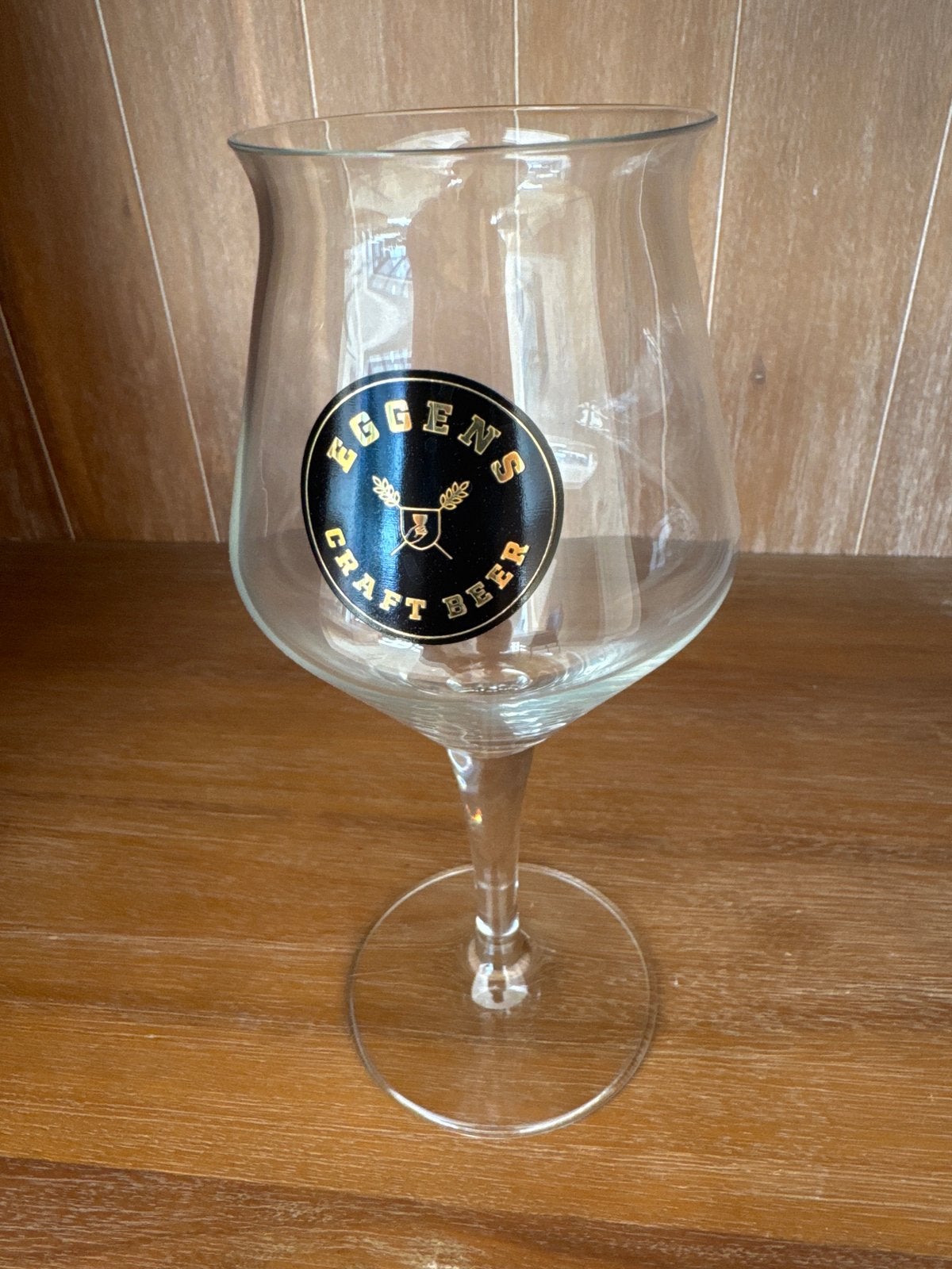 Eggens Craft Beer glas - Zo goed als nieuw, Glas of Glazen, Overige merken, Ophalen of Verzenden, Modern