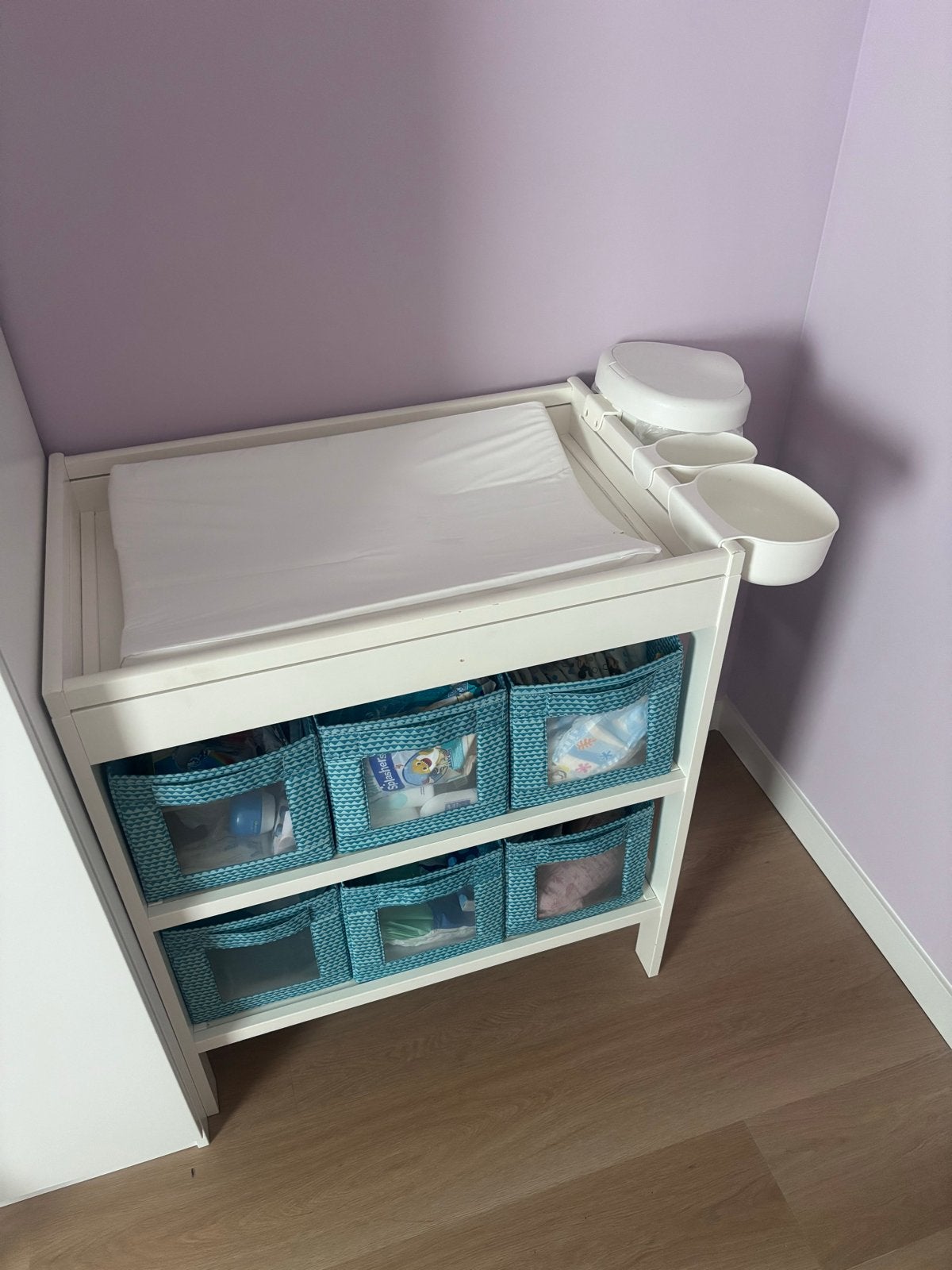 Commode met matras, emmers en 6 opbergers, Ophalen, Gebruikt, Commode