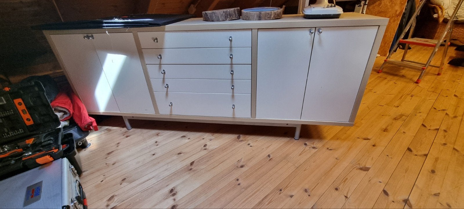 Modern dressoir met lades en deuren, Ophalen, Gebruikt, 150 tot 200 cm, Modern