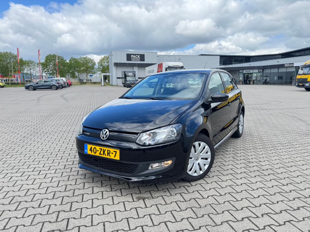 Volkswagen Polo 1.2 TDI 55KW BM 2012 Zwart, Voorwielaandrijving, 74 pk, 1199 cc, 96 €/maand