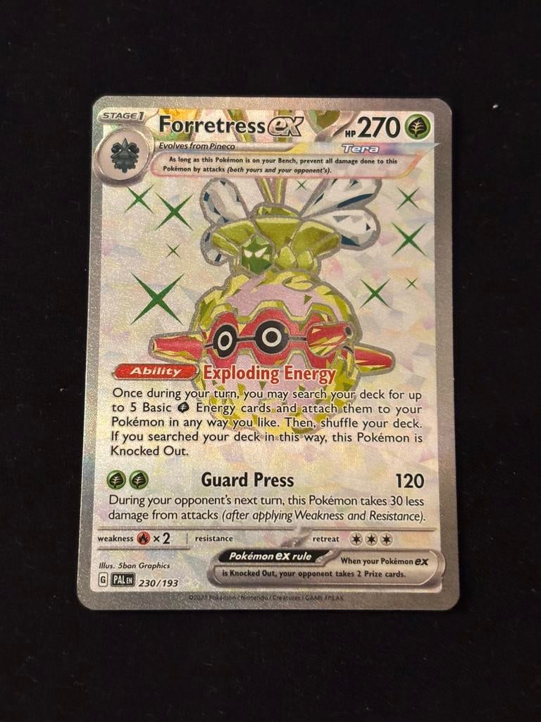 Forretress EX - Paldea Evolved 230/193, Ophalen of Verzenden, Zo goed als nieuw