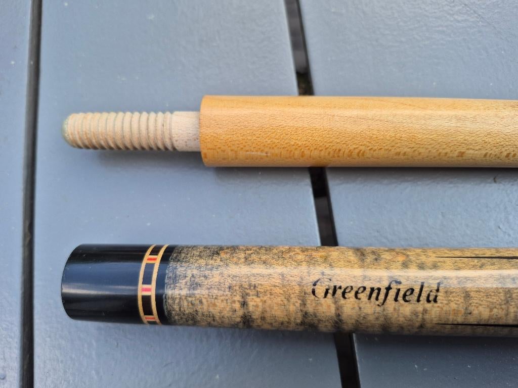 Greenfield biljartkeu, Ophalen of Verzenden, Zo goed als nieuw, Keu of Ballen