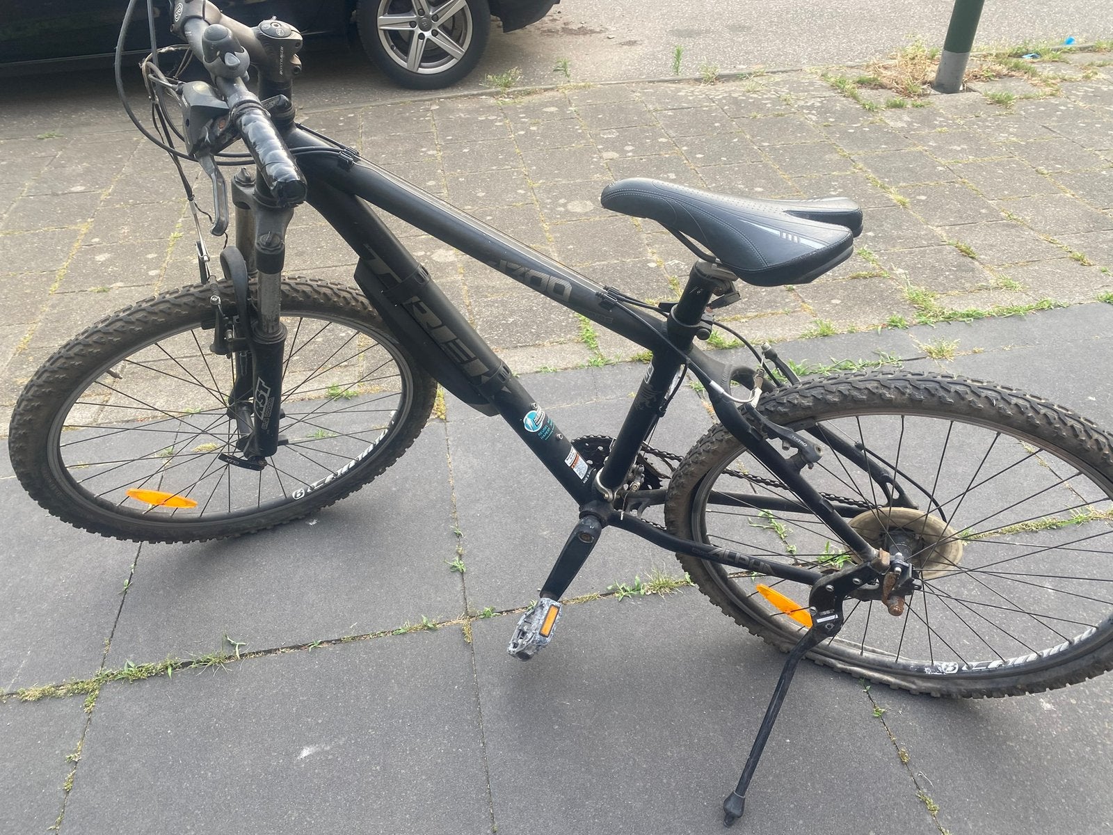 Trek 4300 Mountainbike - Lekke achterband, Fietsen en Brommers, Fietsen | Mountainbikes en ATB, Ophalen, Gebruikt, Hardtail, Trek