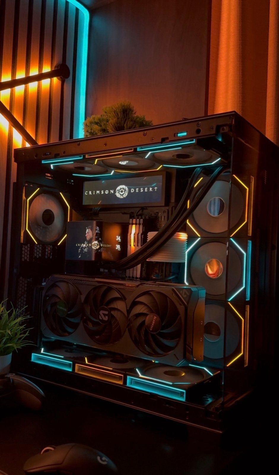 High-End Gaming PC- RTX5070ti., Computers en Software, Desktop Pc's, Ophalen, Zo goed als nieuw, Gaming, SSD