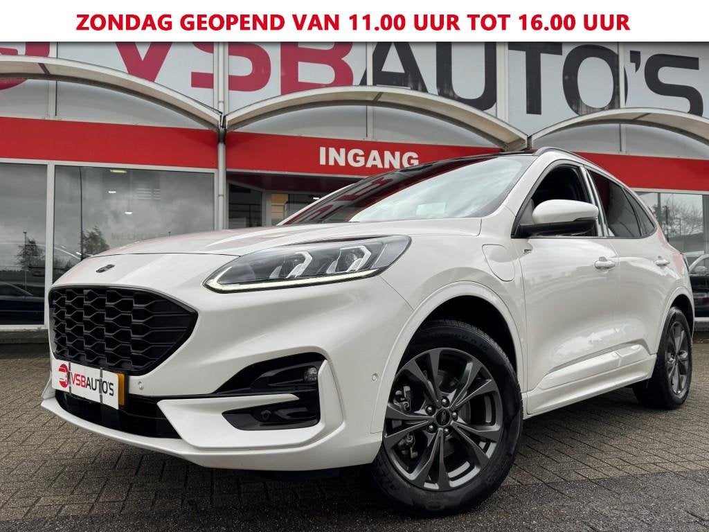 Ford KUGA 2.5 PHEV AUT. ST-LINE PANO-DAK LED NAVI CAMERA CAR, Auto's, Ford, Automaat, 14 kWh, Gebruikt, Euro 6