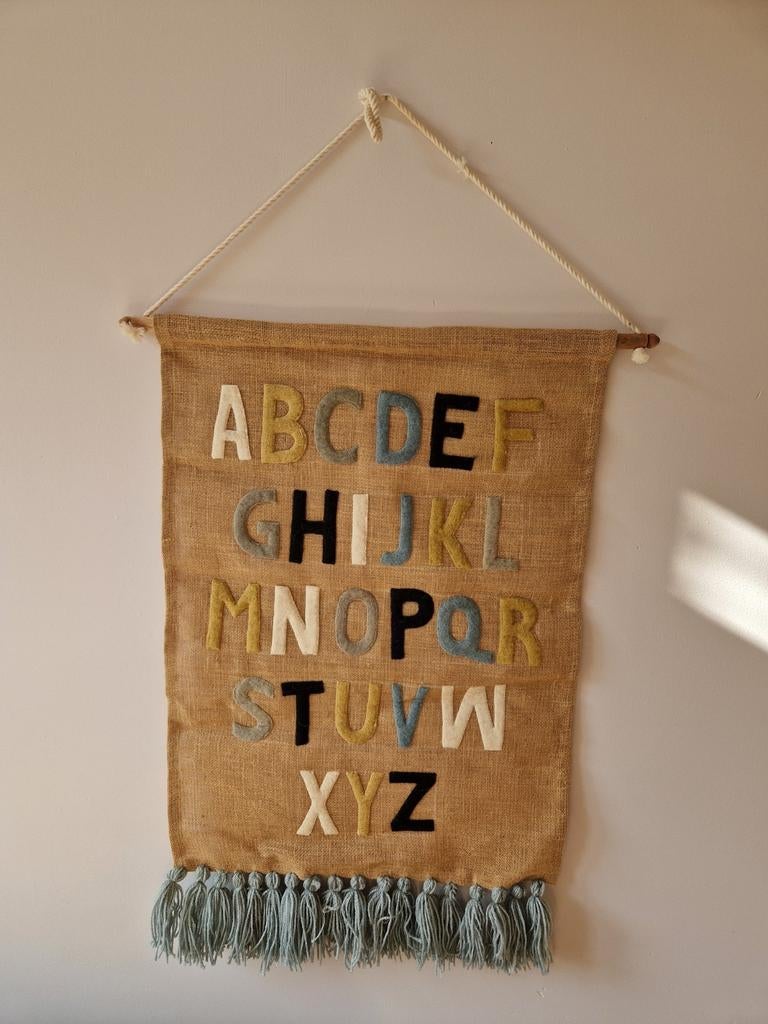 Wandkleed Kidsdepot alfabet - Educatief en decoratief, Ophalen of Verzenden