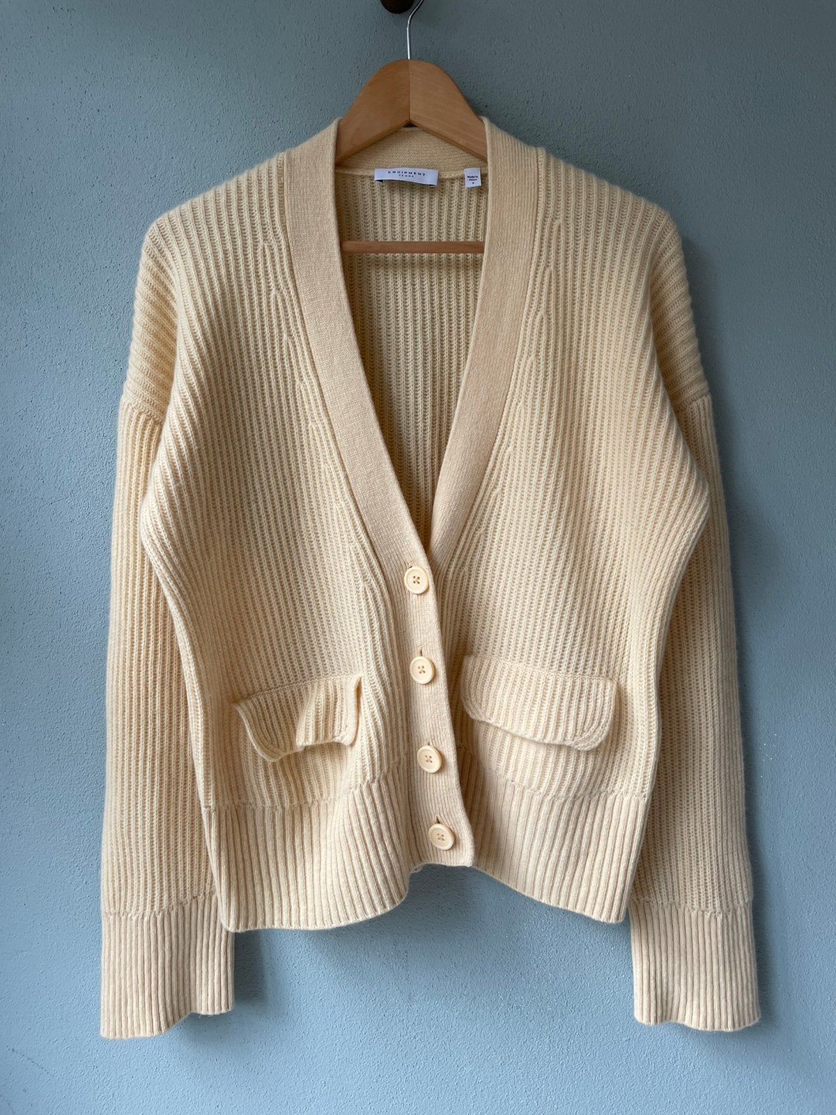 Equipment cashmere vest (S), Kleding | Dames, Equipment, Verzenden, Beige, Zo goed als nieuw
