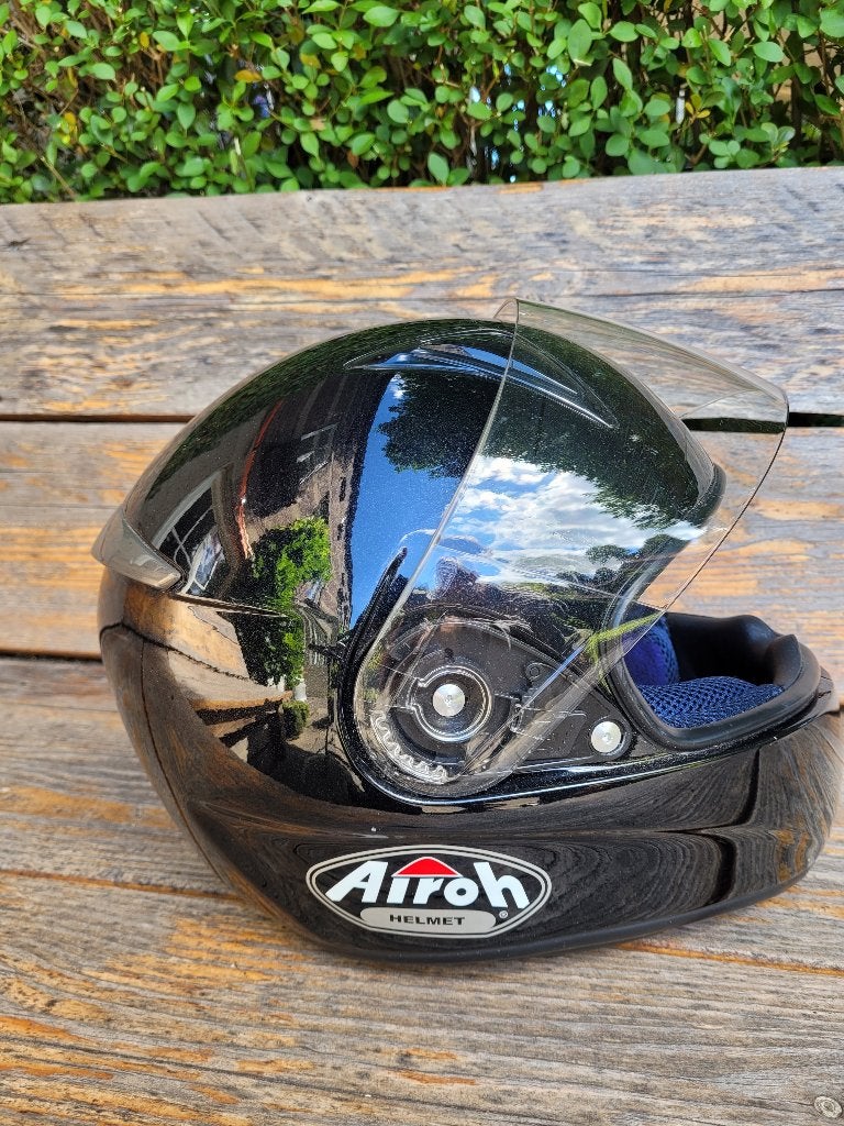 Airoh motorhelm zwart, Overige merken, M, Heren, Ophalen of Verzenden