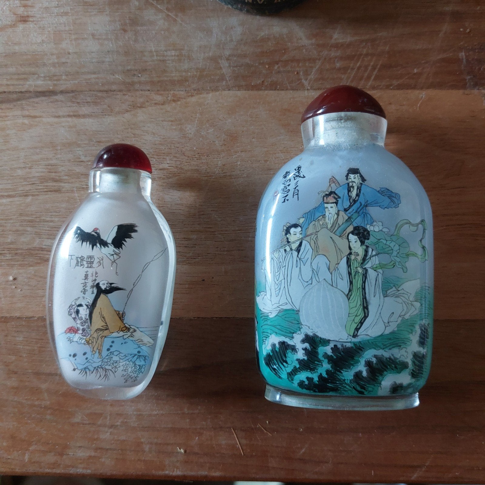 Chinese snuifflesjes snuifflesje parfumflesje snuif flesje, Ophalen of Verzenden, Gebruikt, Parfumfles