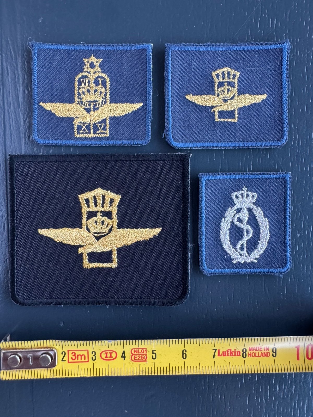 KLu RNLAF div. brevetten trui en AT, Ophalen of Verzenden, Luchtmacht, Nederland, Embleem of Badge