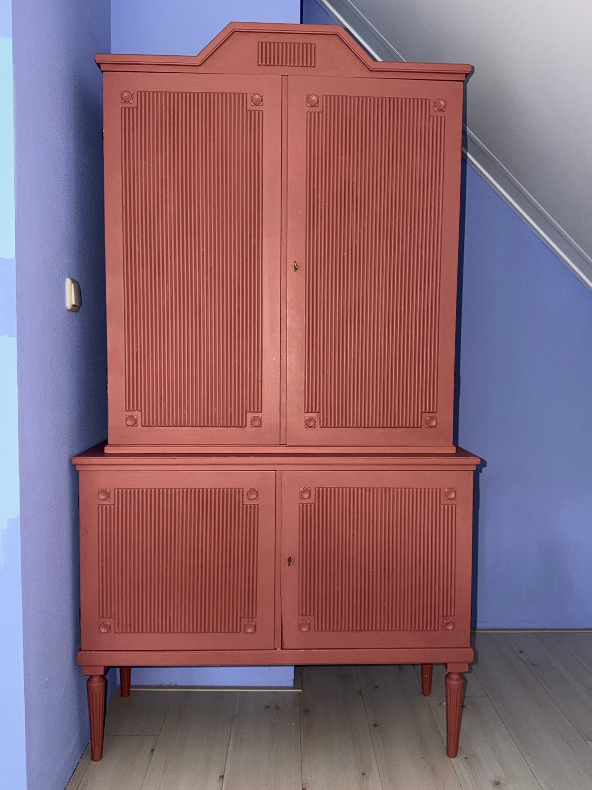 Vintage kastje oud roze, Antiek en Kunst, Ophalen