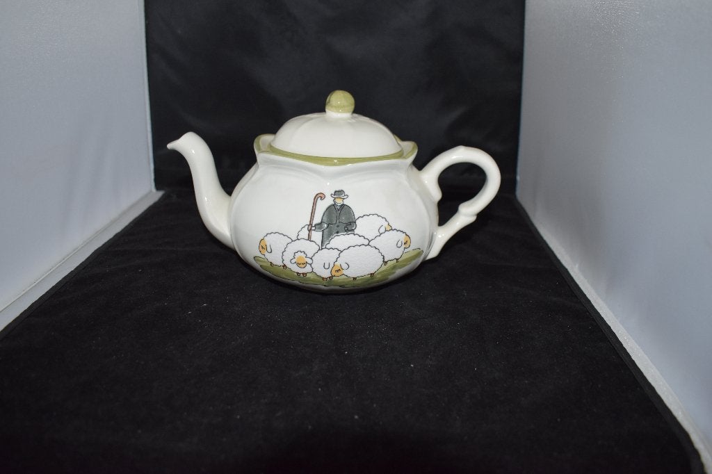 Theepot Schaapjes servies, Info@detagrijn.com, Overige materialen, Overige merken, Overige typen