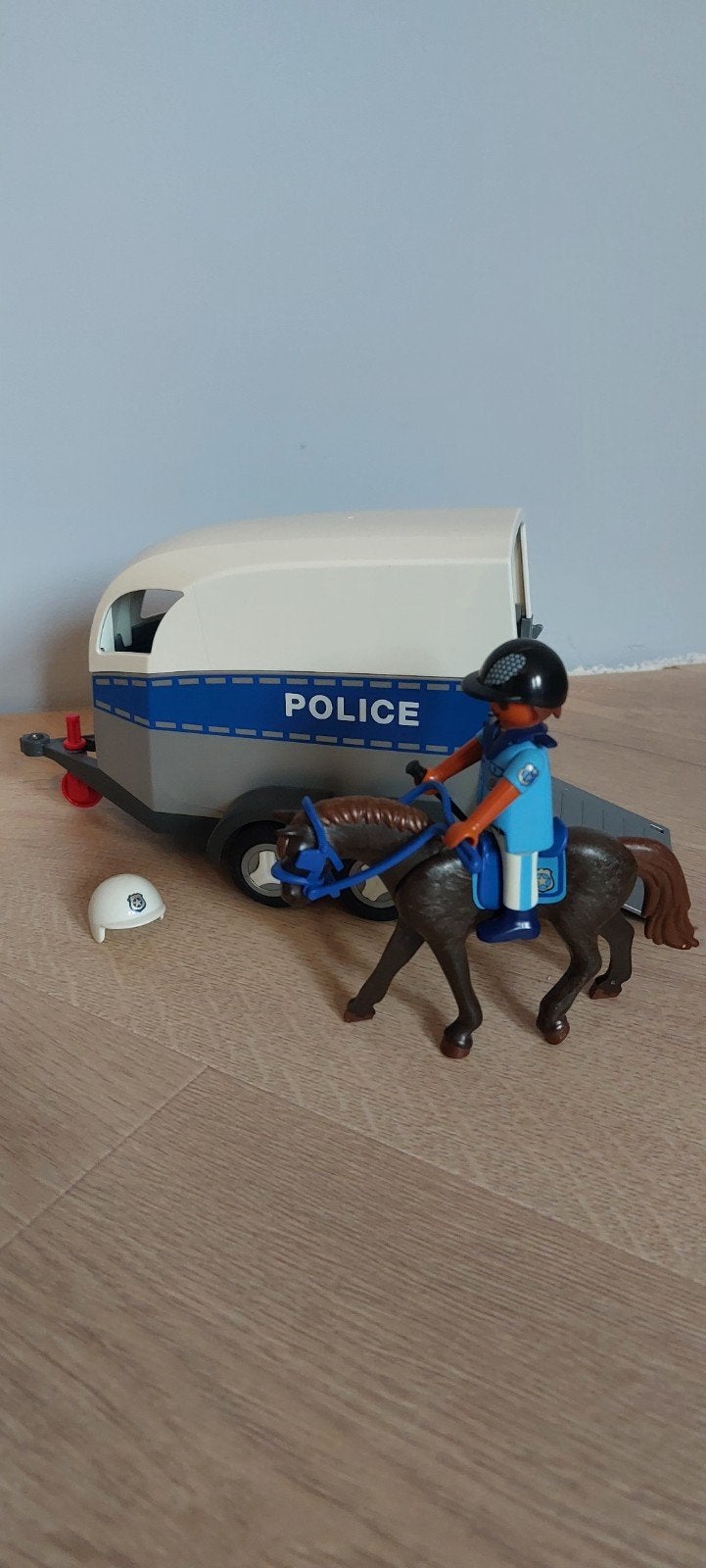 Playmobil Politie Paardentrailer met Agent en Paard set 6922, Ophalen, Complete set, Overige typen, Zo goed als nieuw