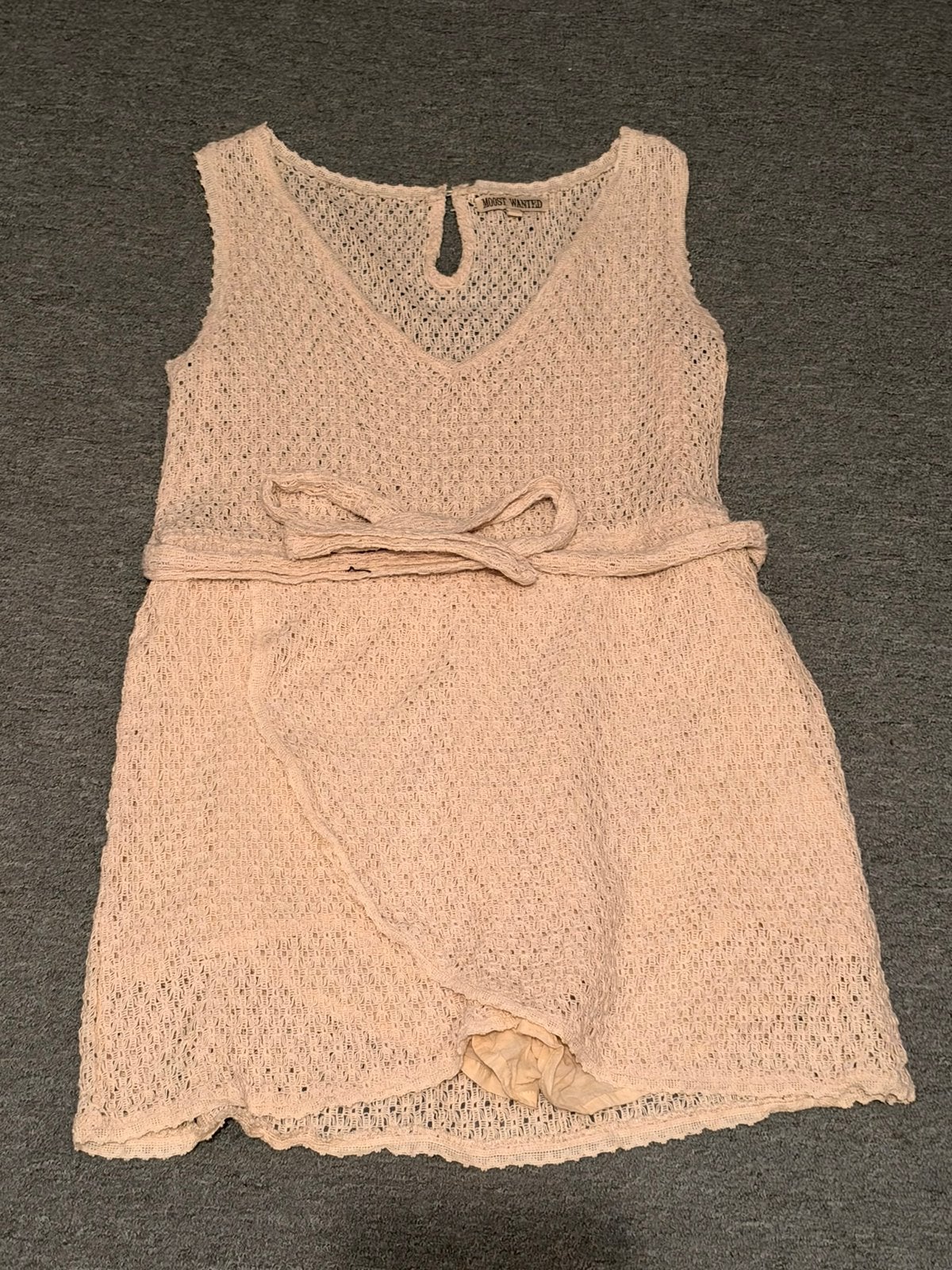 Moost Wanted gehaakte jumpsuit maat M, Ophalen of Verzenden, Zo goed als nieuw, Maat 38/40 (M)
