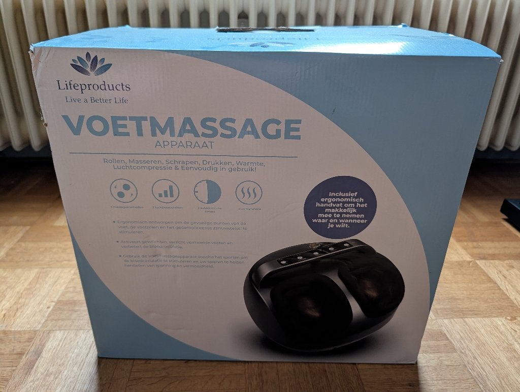 Luxe voetmassage apparaat, Sport en Fitness, Massageproducten, Ophalen, Zo goed als nieuw, Apparaat